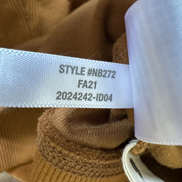 MADEWELL MWL Velour Half Zip Sweatshirt Brown Pullover Relaxed Fit - Picture 7 of 8